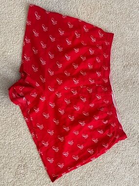 PINK Victoria's Secret Red Logo Boxer Shorts